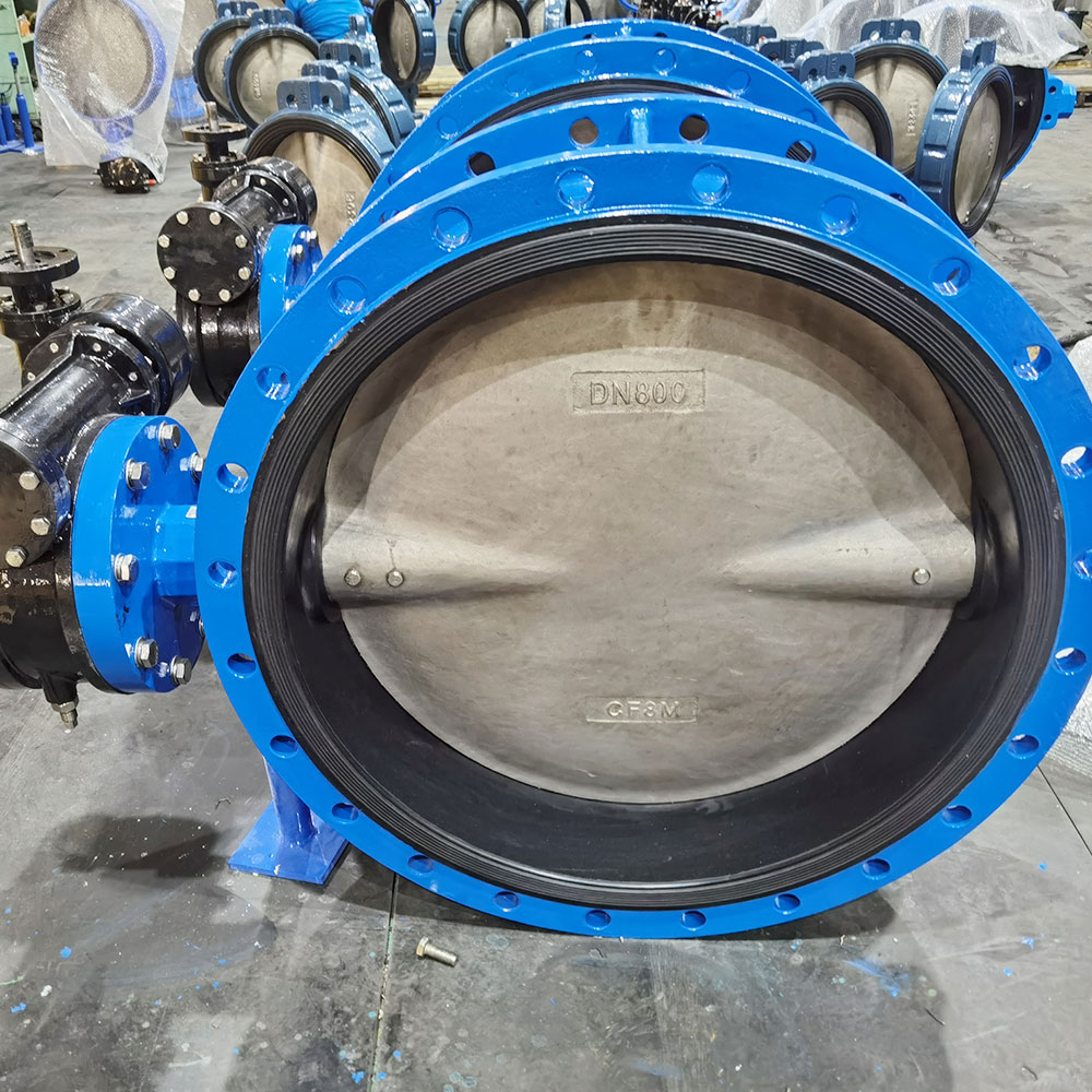DN800 Soft Seal Ductile Iron Butterfly Valve