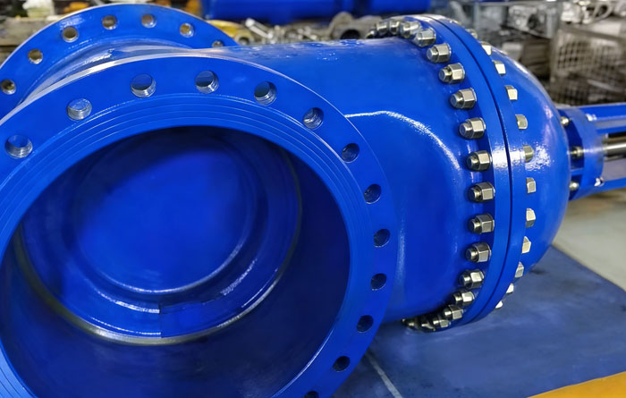 Large diameter valve display